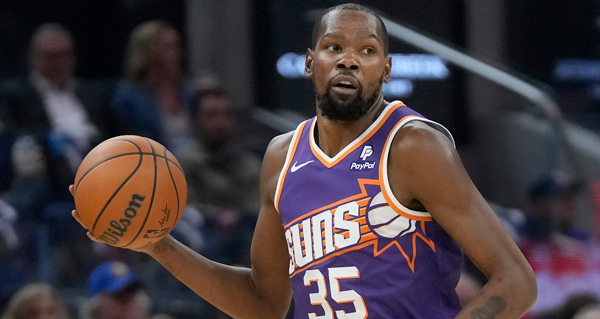 Kevin Durant Out Wednesday With Hamstring Soreness